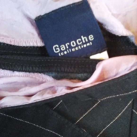 Jupe asymétrique anthracite et vieux rose - Picture 4 of 4